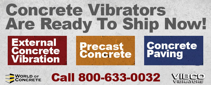 world of concrete vibco vibrators 2015